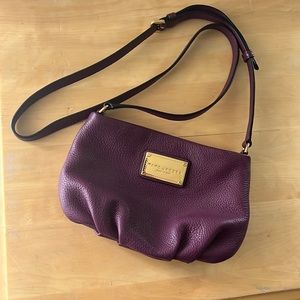 MARC JACOBS purple cross body purse. Gently used.